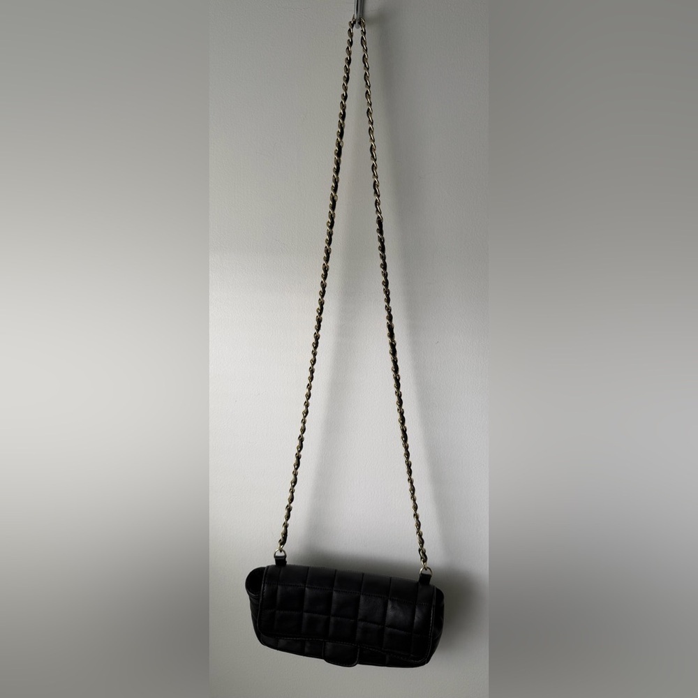 Vintage Doncaster Black Quilted Leather Crossbody
